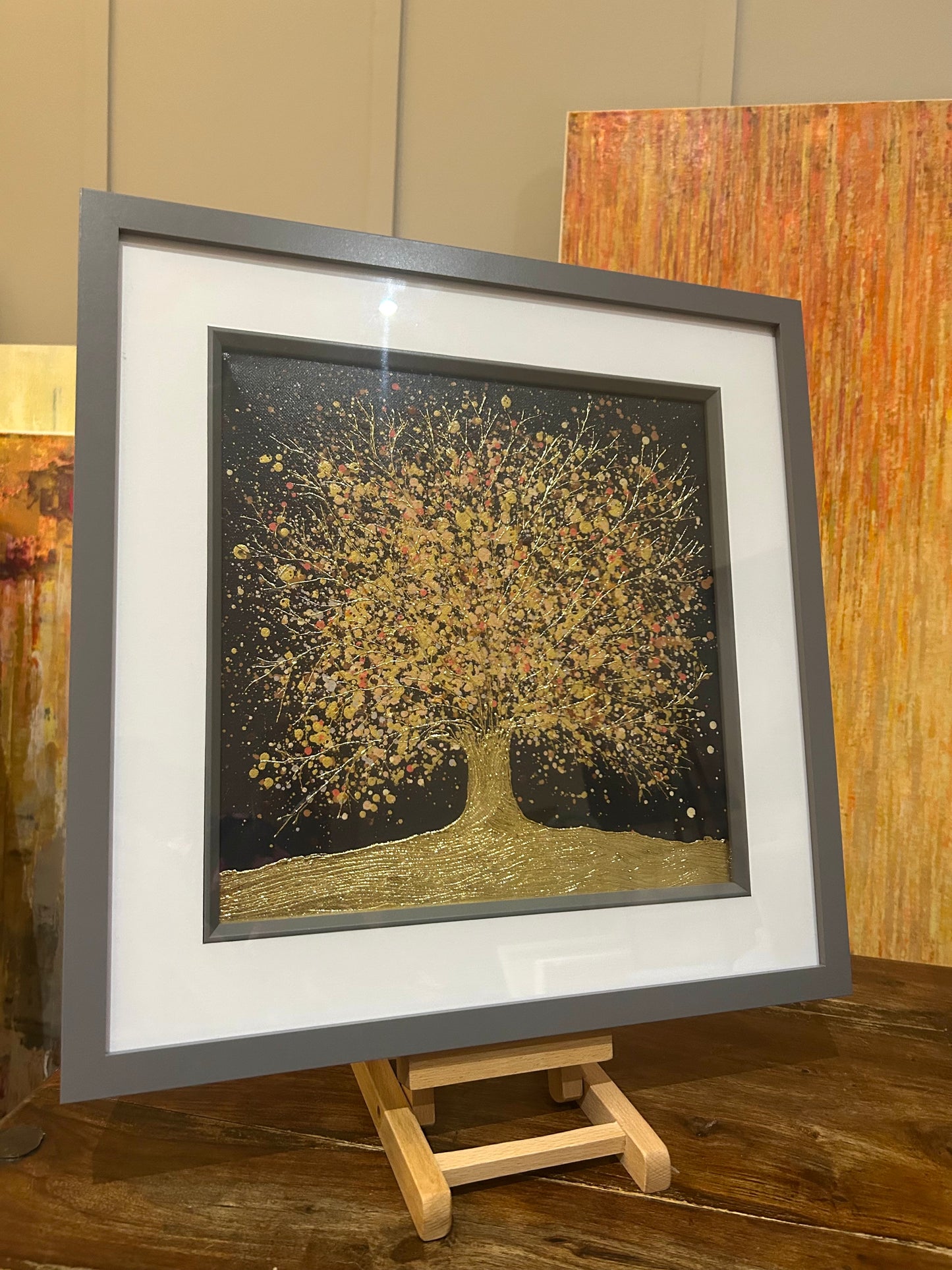 Abstract Tree Painting
