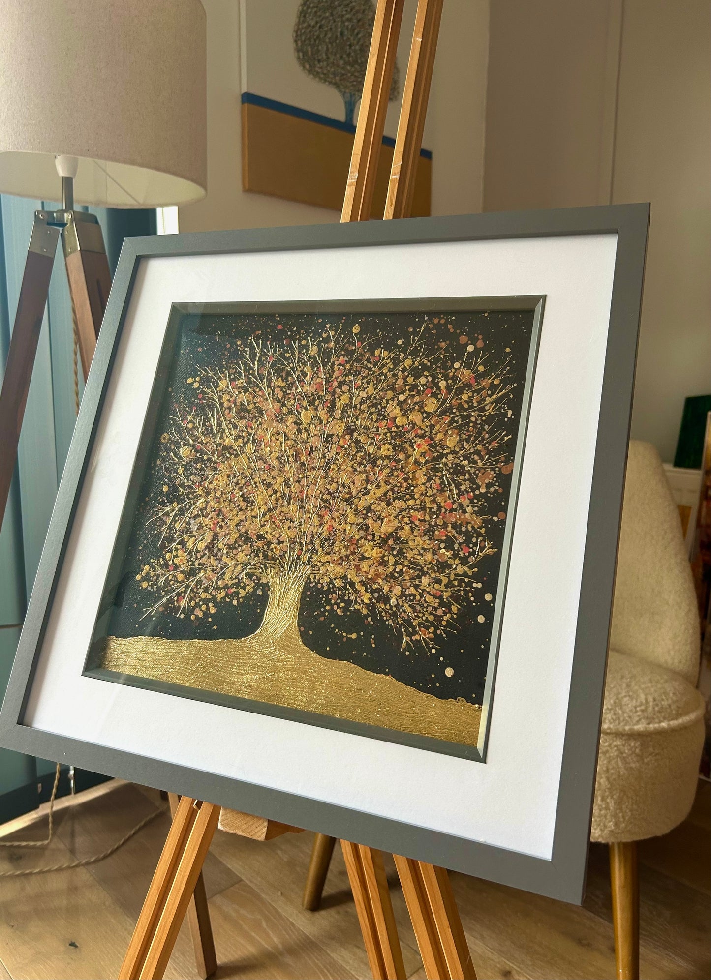 Abstract Tree Painting