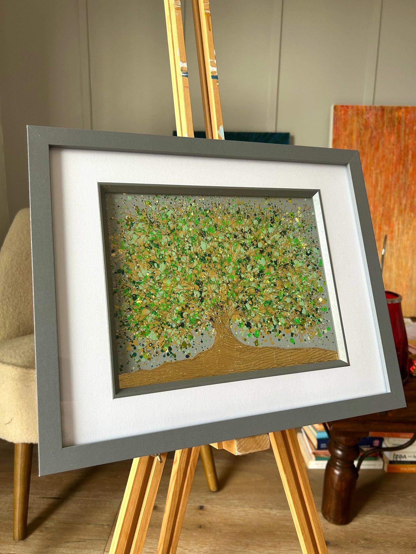 Abstract Tree Painting