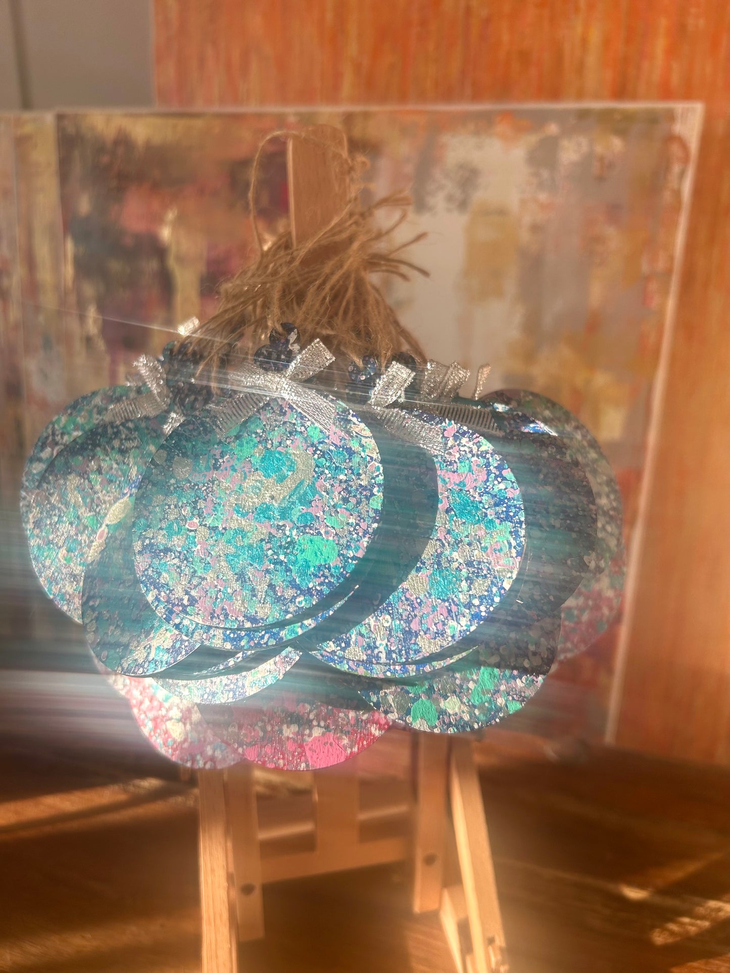 Blue Christmas Baubles