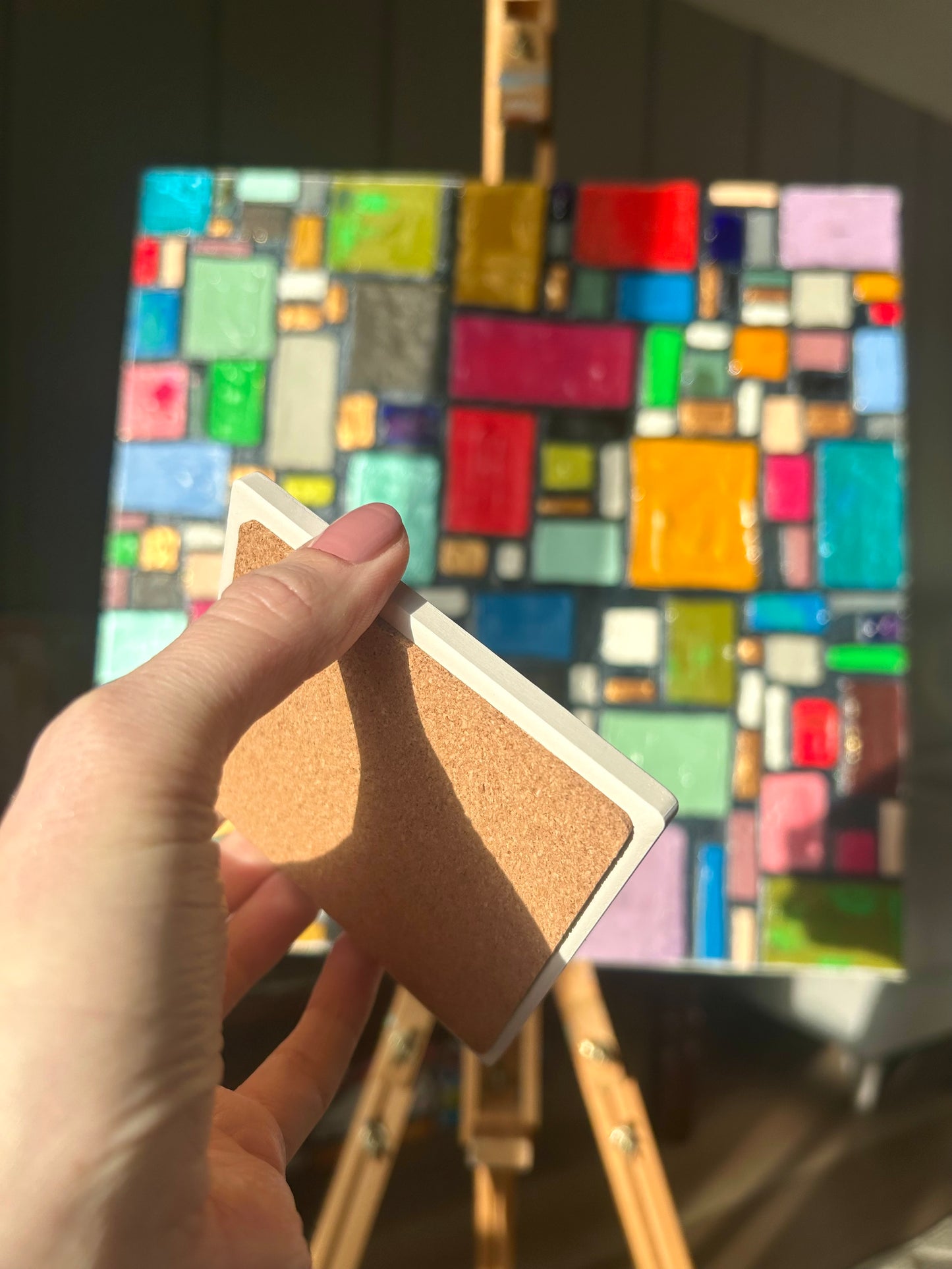 City Lights Ceramic Coaster