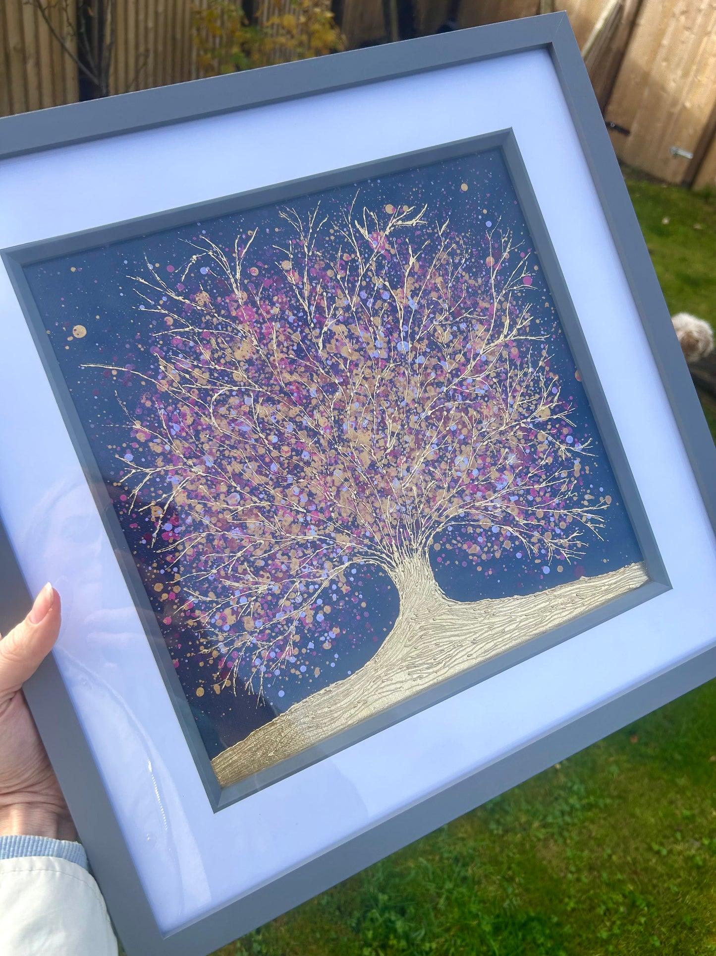 Abstract Tree Painting