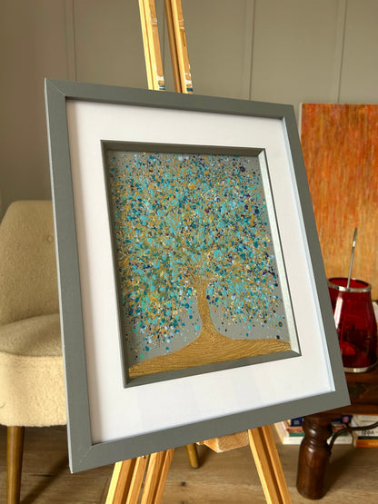 Abstract Tree Painting