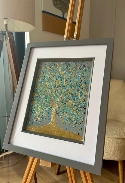 Abstract Tree Painting