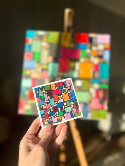 City Lights Ceramic Coaster