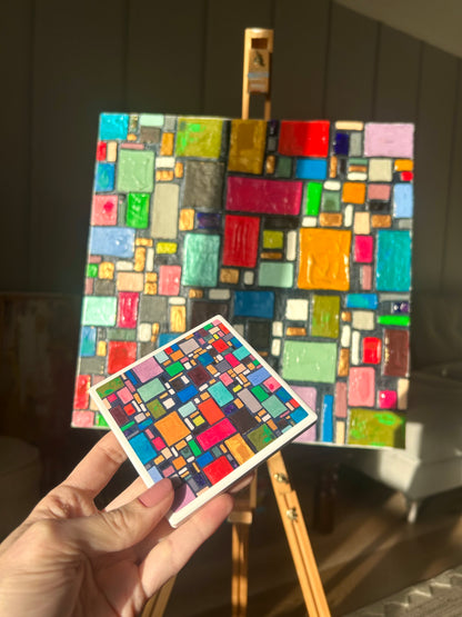City Lights Ceramic Coaster