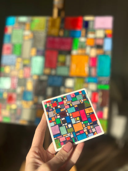 City Lights Ceramic Coaster